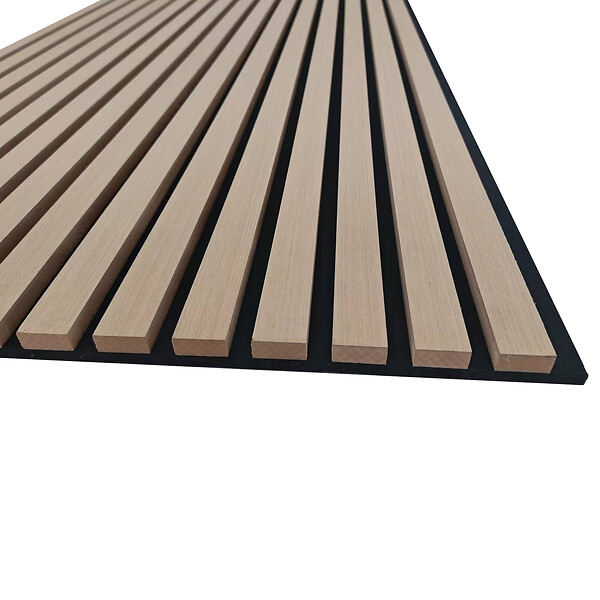AICA SANITAIRE - Panneaux décoratifs AICA, panneaux muraux en MDF imitation bois, lot de 3, 240 x 60 cm, couleur chêne clair - large