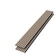 AICA SANITAIRE - Panneaux décoratifs AICA, panneaux muraux en MDF imitation bois, lot de 2, 260 x 30 cm, couleur chêne clair - vignette