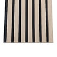 AICA SANITAIRE - Panneaux décoratifs AICA, panneaux muraux en MDF imitation bois, lot de 2, 260 x 30 cm, couleur chêne clair - vignette
