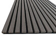 AICA SANITAIRE - Panneaux décoratifs AICA, panneaux muraux en MDF imitation bois, lot de 2, 240 x 60 cm, chêne gris - vignette