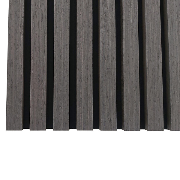 AICA SANITAIRE - Panneaux décoratifs AICA, panneaux muraux en MDF imitation bois, lot de 2, 240 x 60 cm, chêne gris - large