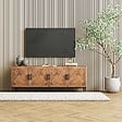 AICA SANITAIRE - Panneaux décoratifs AICA, panneaux muraux en MDF imitation bois, lot de 2, 120 x 60 cm, Teinte chêne naturel - vignette