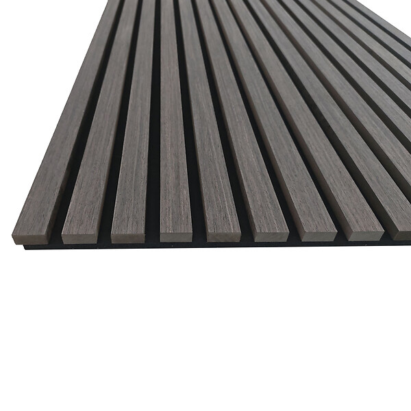 AICA SANITAIRE - Panneaux décoratifs AICA, panneaux muraux en MDF imitation bois, lot de 2, 120 x 60 cm, chêne gris - large