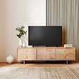 AICA SANITAIRE - Panneaux décoratifs AICA, panneaux muraux en MDF imitation bois, lot de 2, 260 x 30 cm, Teinte chêne naturel - vignette