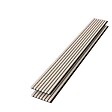 AICA SANITAIRE - Panneaux décoratifs AICA, panneaux muraux en MDF imitation bois, lot de 2, 260 x 30 cm, Teinte chêne naturel - vignette