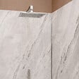 AURLANE - Pack 3 Panneaux Muraux Pierre Artic Storm 80(x2)+100x210cm + Profilés Chrome - STONE'IT - vignette