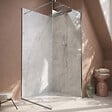 AURLANE - Pack 2 Panneaux Muraux Pierre Artic Storm 100+120x210 + Profilés Chrome - STONE'IT - vignette