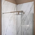 AURLANE - Pack 2 Panneaux Muraux Pierre Artic Storm 90+120x250 + Profilés Chrome - STONE'IT - vignette