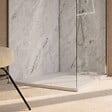 AURLANE - Pack 2 Panneaux Muraux Pierre Artic Storm 90+120x250 + Profilés Chrome - STONE'IT - vignette