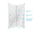 AURLANE - Pack 2 Panneaux Muraux Pierre Artic Storm 80x210cm + Profilés Chrome - STONE'IT - vignette