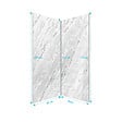 AURLANE - Pack 2 Panneaux Muraux Pierre Artic Storm 80x210cm + Profilés Chrome - STONE'IT - vignette