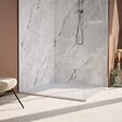 AURLANE - Pack 2 Panneaux Muraux Pierre Artic Storm 100x210cm + Profilés Chrome - STONE'IT - vignette
