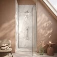 AURLANE - Pack 3 Panneaux Muraux Pierre Artic Storm 90x250 cm + Profilés Chrome - STONE'IT - vignette