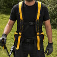 GARLAND - Harnais pour débroussailleuse GARLAND ARM 450-V23 Jaune - vignette