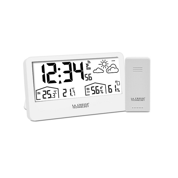 LA CROSSE TECHNOLOGY - Station Météo Blanc - WS6230-WHI - large