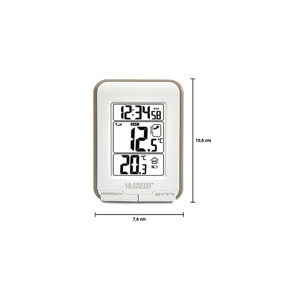 LA CROSSE TECHNOLOGY - Station Météo Blanc - WS6810WHI-TAU - large