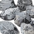 RO'MA NATURE - Galet Noir / Gris Ebano 10-15 cm - Lot de 5 filets de 15 kg - vignette