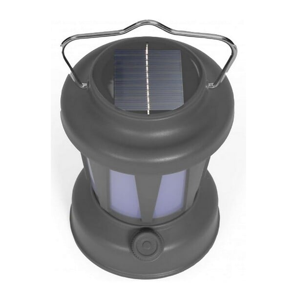 LIVOO - lampe solaire rechargeable gris - SEP145G - large