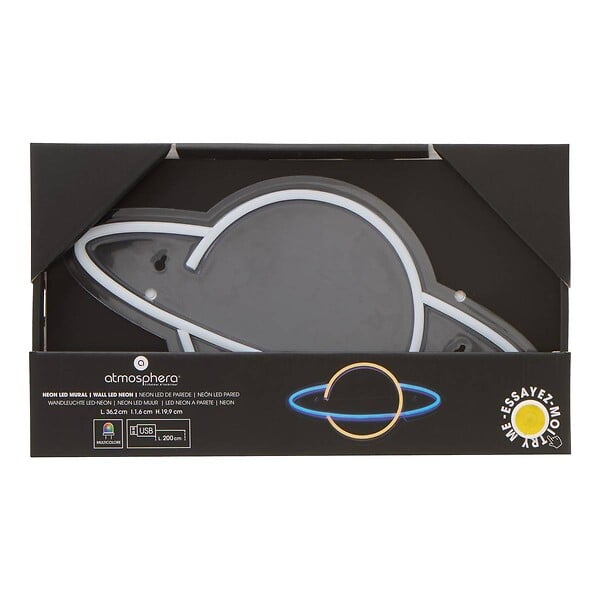 ATMOSPHERA - Néon LED Planet 36,2x19,9cm - large