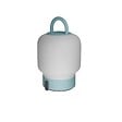 KOODUU - Lampe De Table Portable, Dimmable Et Rechargeable Via USB - Verre Opale, Turquoise - LOOME SMOKEY TEAL - vignette