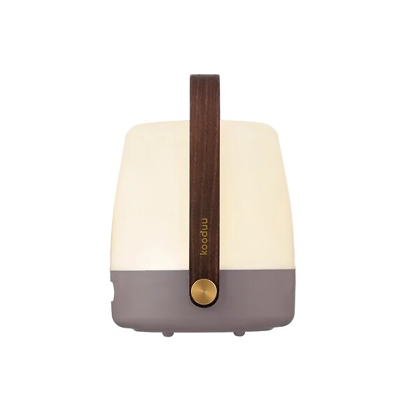 KOODUU - Lampe portable Lite-up rechargeable taupe - Lite-up Earth 2.0 - large