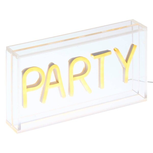 ATMOSPHERA - Néon LED à poser "Party" 23x12,5cm - large