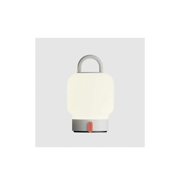 KOODUU - Lampe De Table Portable, Dimmable Et Rechargeable Via USB - Verre Opale, Blanc - LOOME CLOUDY WHITE - large
