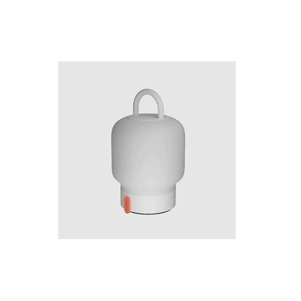 KOODUU - Lampe De Table Portable, Dimmable Et Rechargeable Via USB - Verre Opale, Blanc - LOOME CLOUDY WHITE - large