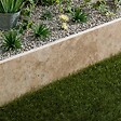 RO'MA NATURE - Bordure de jardin Travertin Beige Nuancé 100x33x3 cm (à l'unité) - vignette