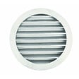 BLAUBERG - Grille aération extérieure circulaire pare-pluie aluminium prise ou rejet d'air en façade - Diamètre (mm): 250 - vignette