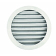 BLAUBERG - Grille aération extérieure circulaire pare-pluie aluminium prise ou rejet d'air en façade - Diamètre (mm): 200 - vignette
