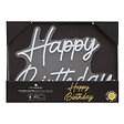 ATMOSPHERA - Néon LED "Happy birthday" 31x42cm - vignette