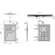 KIAMAMI VALENTINA - Receveur De Douche 100X70 Gris Anthracite Effet Pierre | Muse - vignette