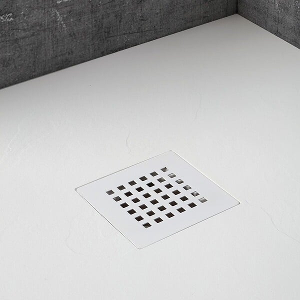 KIAMAMI VALENTINA - Receveur De Douche En Résine 120X80 Blanc Effet Pierre  | Muse - large