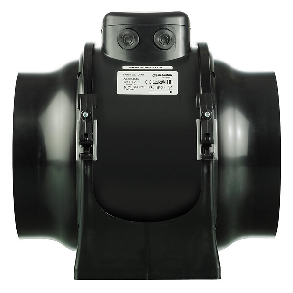 BLAUBERG - Ventilateur de gaine axial plastique BLAUBERG PRIMO usage tertiaire et industrie - Diamètre (mm): 200 - large
