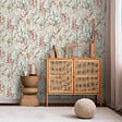 LUTECE - Papier peint vinyle Lande Fleurie terre cuite - vignette