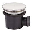 COTEKA - Bonde de douche Tourbillon pour receveur dôme - ABS chromé - D90mm - vignette