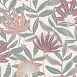 LUTECE - Papier peint intissé Capetown - Fleuri rose - L.10.05x53cm - vignette