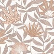 LUTECE - Papier peint vinyle sur support intissé capetown, fleuri terracotta - vignette