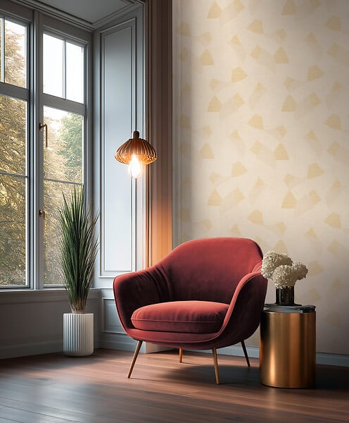 AS CREATION - Papier peint vinyle intissé Calley Rose - 10,05x0,53m - large