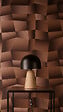 AS CREATION - Papier peint vinyle Vibes 3D Cuivre - L.10.05xl.53cm - vignette