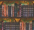 AS CREATION - Papier peint intissé Bibliotheca - Vert-Brun - 10.05x0.53m - vignette