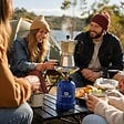 KEMPER - Réchaud à gaz 2200W Coque Acier + 4 cartouches de gaz 190g - Réchaud de camping portable & Léger KEMPER - vignette