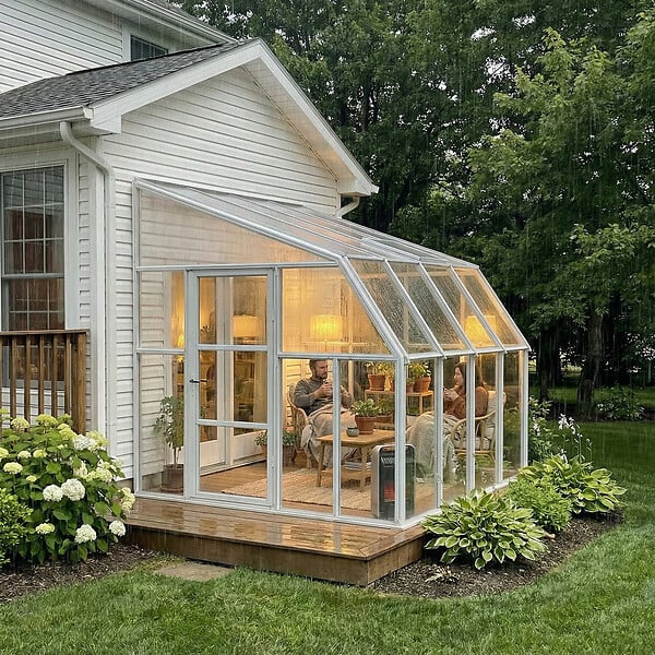 CANOPIA - Canopia Véranda Sun Room 2,7X2,7 Blanche - large
