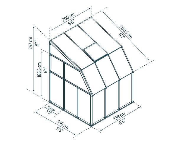 CANOPIA - Canopia Véranda Sun Room 2X2 Blanche - large