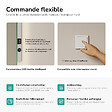 EMKE - EMKE Miroir LED Salle de Bain 50 x 60 cm, Rétro-éclairage, Anti-buée, Interrupteur à bouton, Blanc Froid/Chaud - vignette