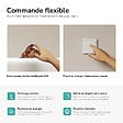 EMKE - EMKE Miroir LED Salle de Bain 60 x 100 cm,  Miroir LED avec Interrupteur Tactile,  Intensité réglable, Blanc Froid - vignette