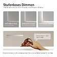 EMKE - EMKE Miroir LED Salle de Bain 60 x 100 cm,  Miroir LED avec Interrupteur Tactile,  Intensité réglable, Blanc Froid - vignette