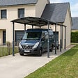 CANOPIA - Canopia Carport Camping-Car Alpine 8,63 x 3,52 m Gris - vignette