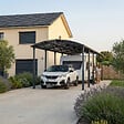 CANOPIA - Canopia Carport Camping-Car Alpine 12,9 x 3,59 m Gris - vignette